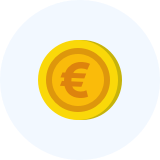 Icona di una moneta generica